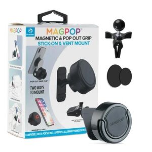Premier MagPop Magnetic & Pop Out Grip Stick-on & Vent Mount